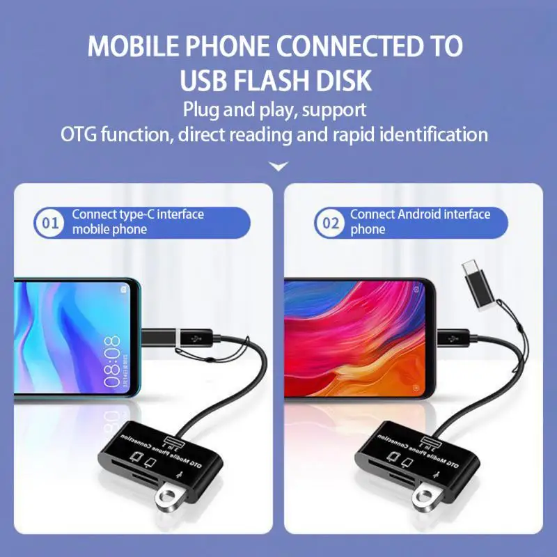 

Устройство для чтения карт памяти Micro USB Type C