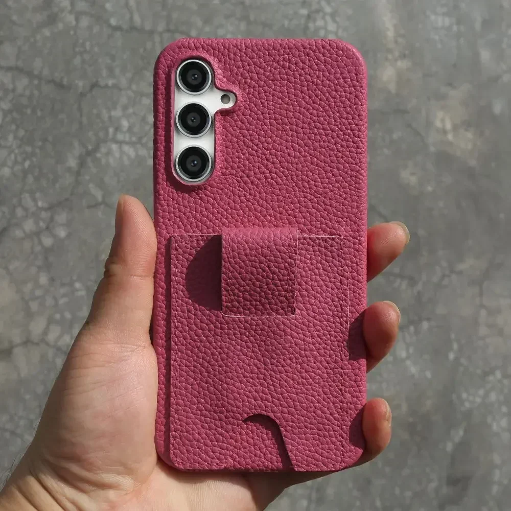 Premium Genuine Leather Card Holder Phone Case Cover