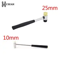 10mm 25mm Mini Double Faced Household Rubber Hammer Domestic Nylon Head Mallet Hand Tool for Jewelry / Craft / DIY 1