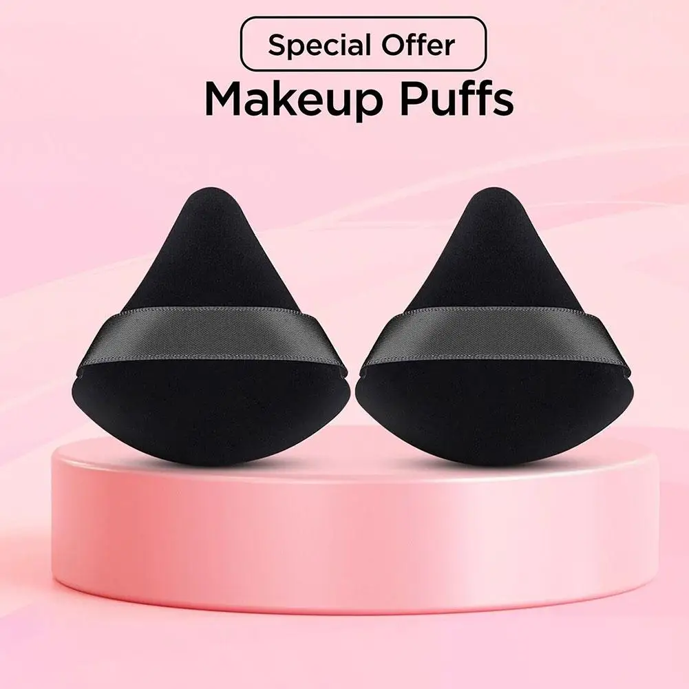 

2/3/4/6Pcs Triangle Powder Puff Mini Face Makeup Sponge Powder Velvet Face Soft Makeup Cotton Puff Tools Cosmetics Puff Was Y2A7