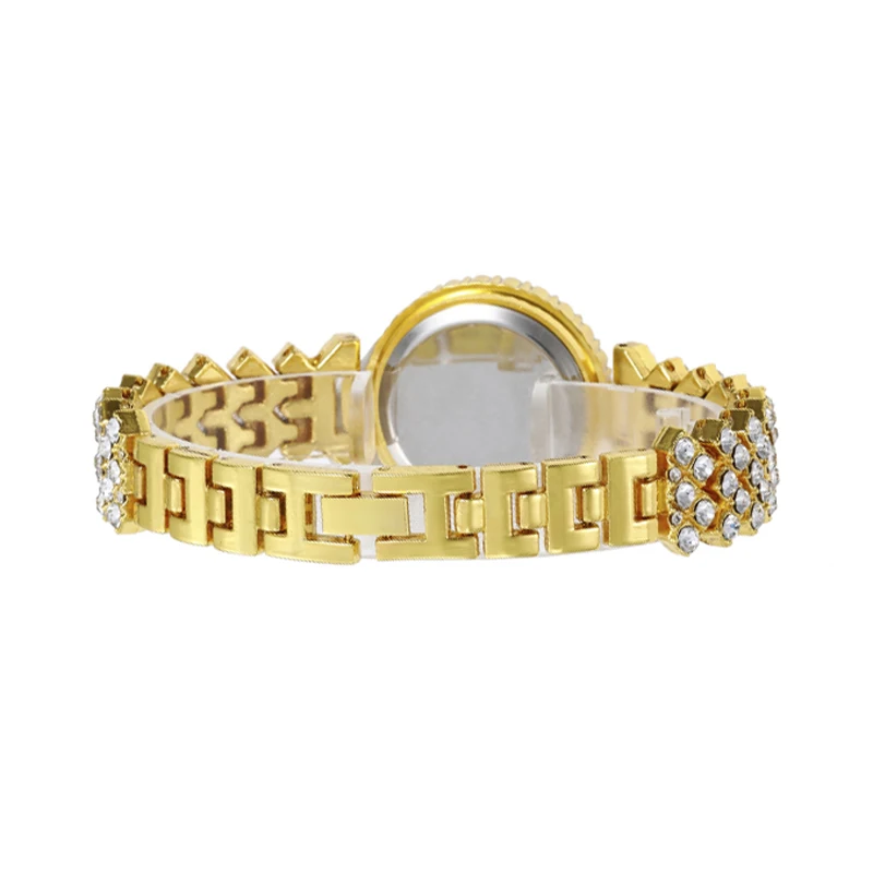 Women Steel Bracelet Watch Quartz Luxury Fashion Set With Diamonds women watches