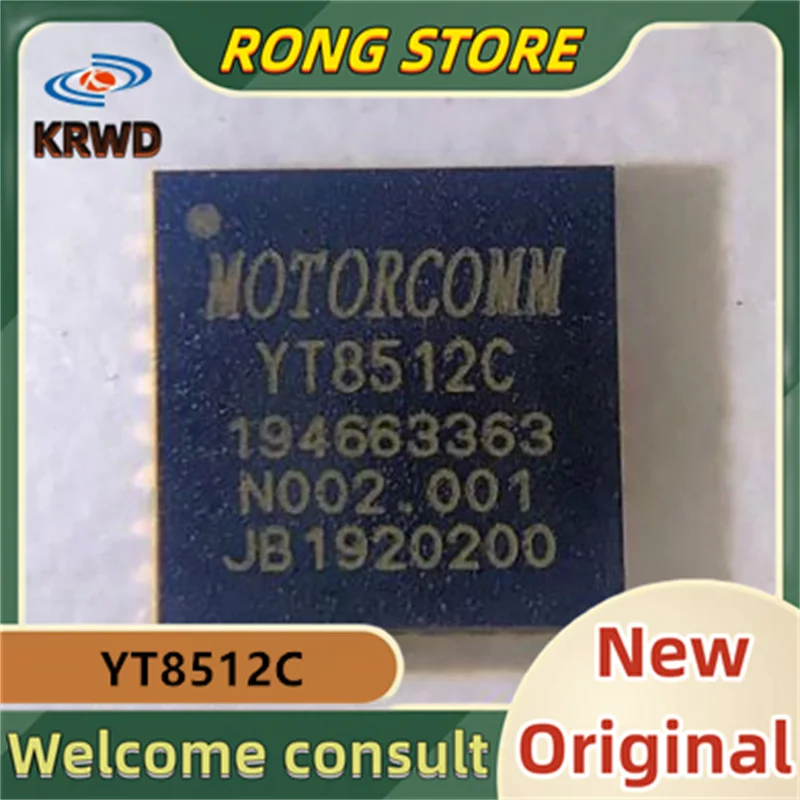

YT8512C Новый и оригинальный YT8512 QFN32, 30 шт.