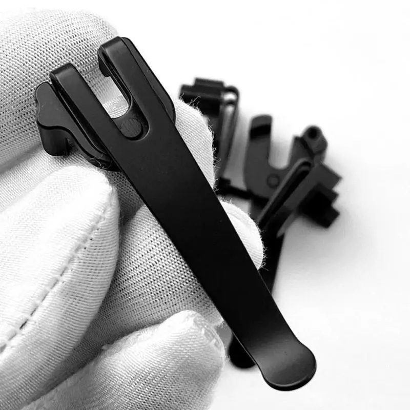 Folding Knife Pocket Knives Camping Knives Pocket Knife Folding Knife Back Clip Steel Deep Carry Pocket Waist Clamp Replacement for 91mm Swiss Army Repair Tool Accessories