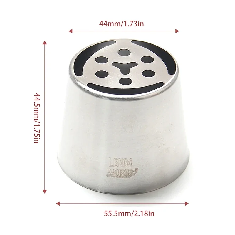 1PCS Stainless Steel Russian Tulip Icing Piping Nozzles Pastry Decorating Tips Cake Cupcake Decorator Rose