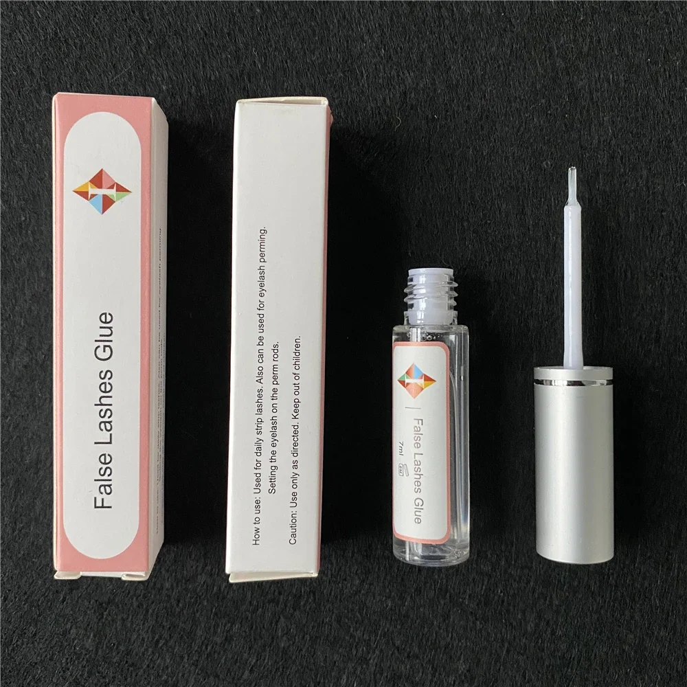 Strong lash lift glue 7ml Eyelash Glue odor free eyelash perm glue transparent super stick Long-lasting Waterproof Makeup eyelash glue