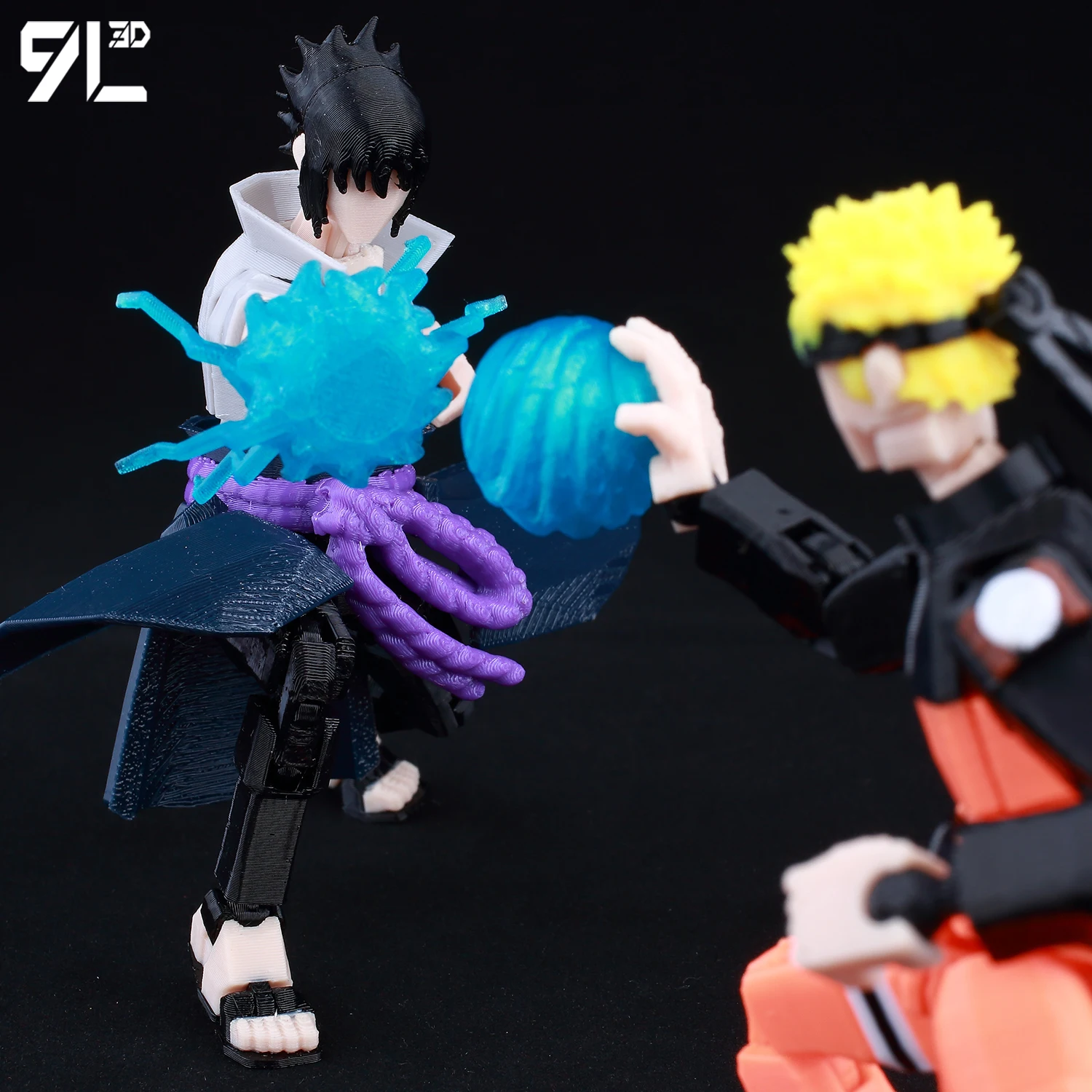 9L3D Lucky13 TITAN13 Rasengan Sasuke Uchiha 3D Figure - Susanoo