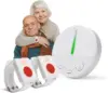 Wireless Caregiver Pager Life Alert System SOS Panic Call Button with Door Light for Seniors Disabled Elderly Home Hospital 1