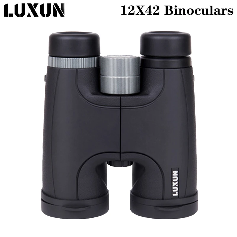 

LUXUN HD Binocular 12X42 Spyglass Night Vision Telescope Bak4 Powerful and Long Distance Binoculars for Travel Hunting Camping