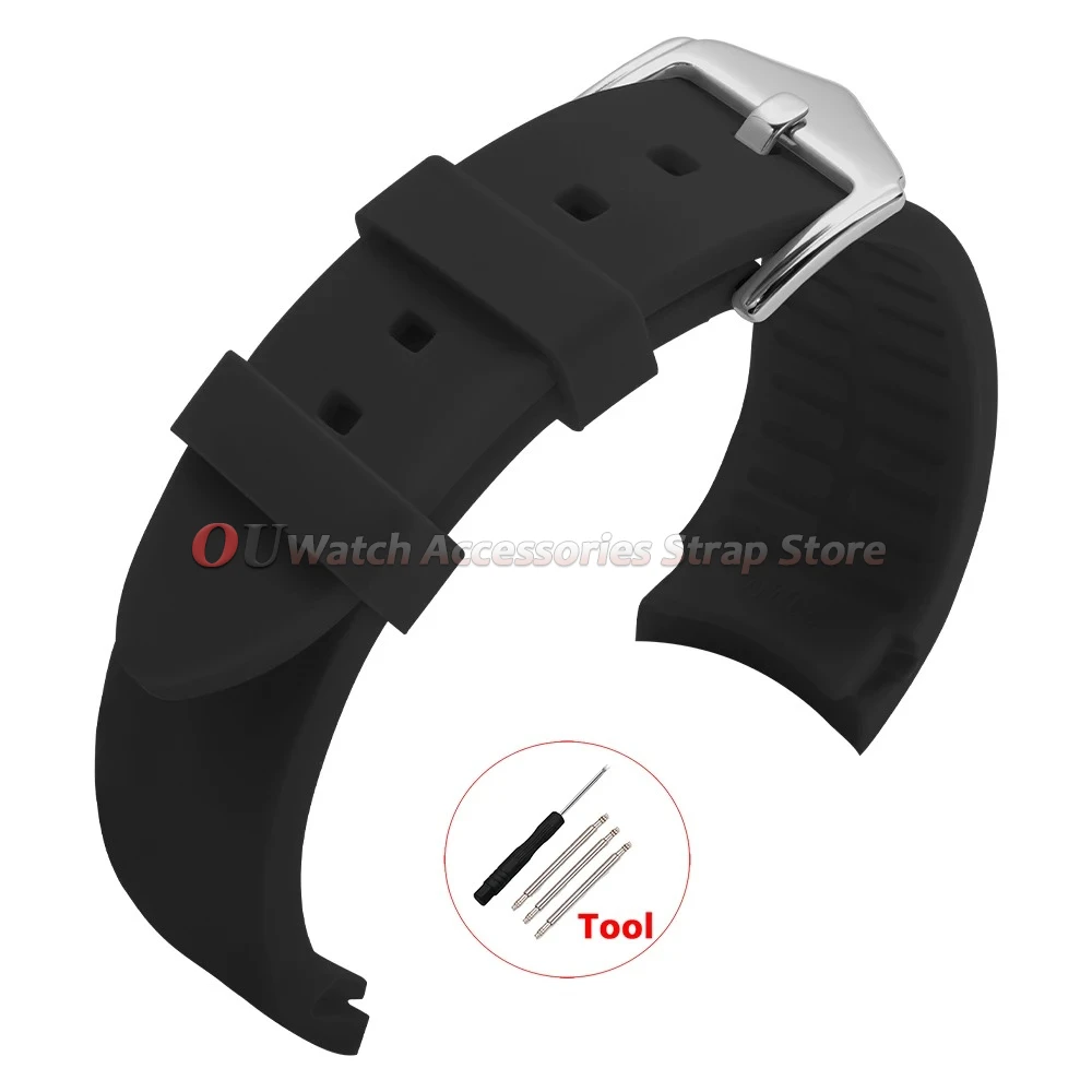 Premium Universal Waterproof Silicone Watch Strap - Soft Rubber Wristband