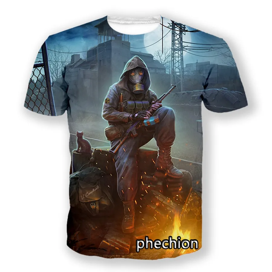 

Модная Мужская/Женская футболка Phechion с принтом сталкера, повседневная спортивная летняя одежда в стиле хип-хоп, A186