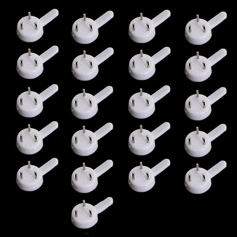 50Pc White Traceless Wall Hooks Mount Photo Clock Painting Picture Hangers Invisibility Nail Fasteners Hanging Hanger Home Decor