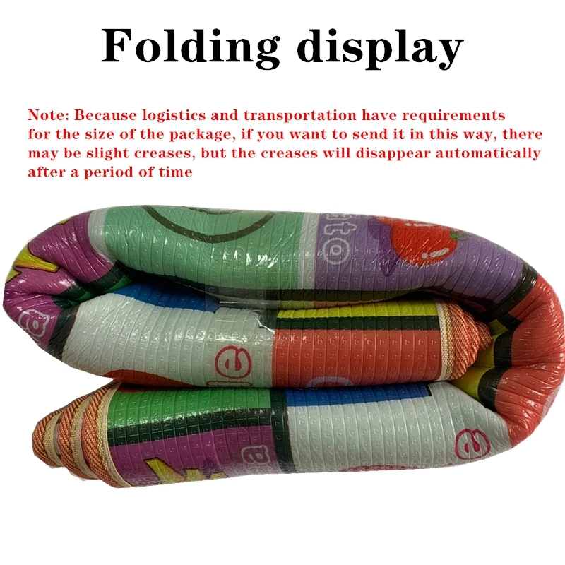 Non-toxic Thick 1CM EPE Baby Activity Gym Baby Crawling Play Mats Folding Mat Carpet Game Mat for Children's Safety Rug baby play mat play mat activity play mat