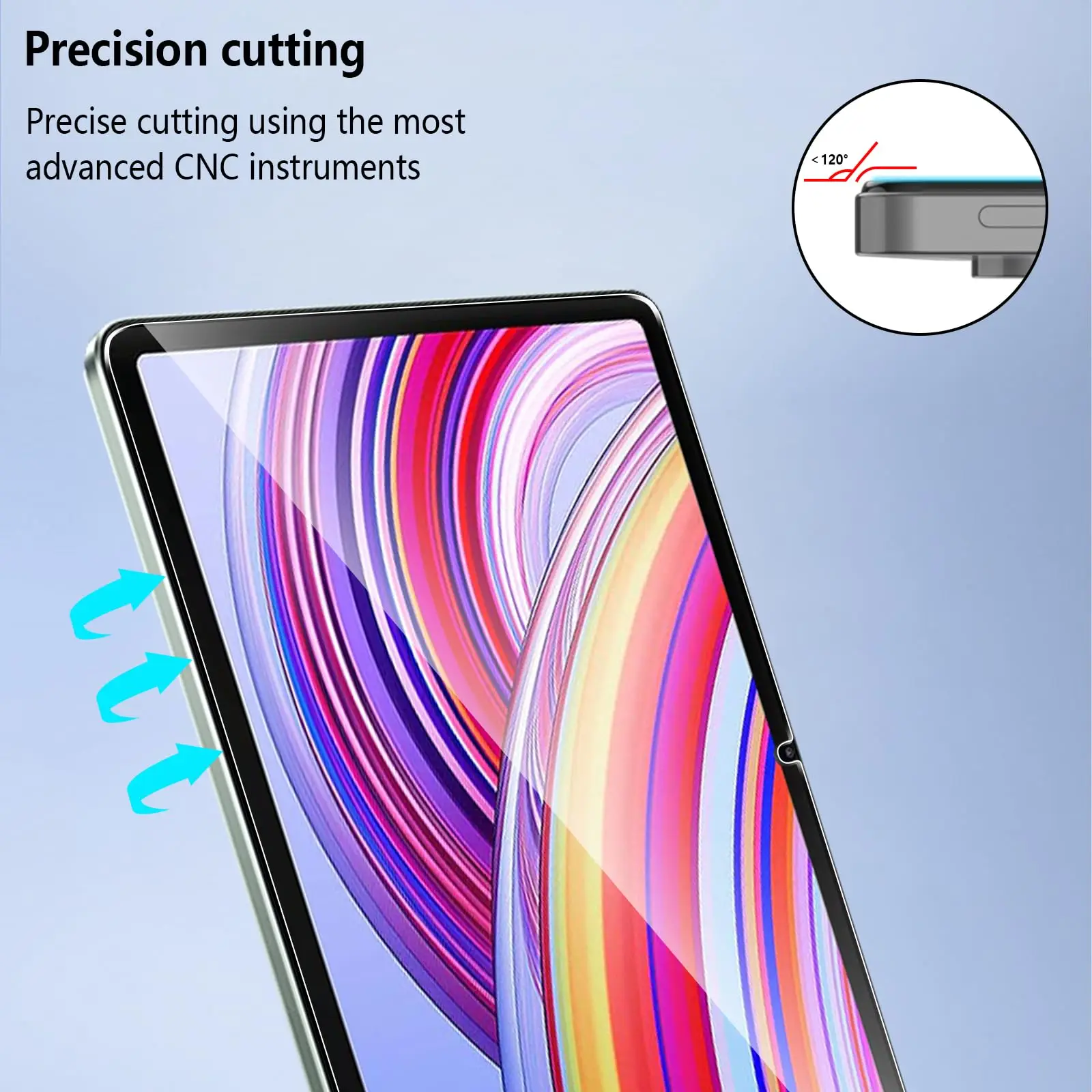 For Xiaomi Redmi Pad Pro 2024 (12.1 inch) Tempered Glass Scratch Resistant HD Anti-Fall Screen Protector for Redmi Pad Pro 12.1" 5