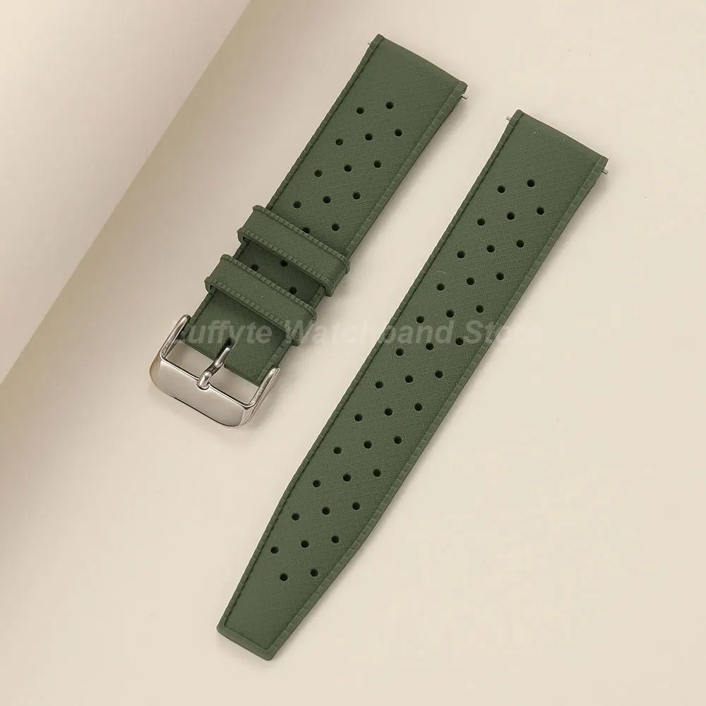Soft Silicone Quick Release Watch Strap - Comfortable Replacement Wristband