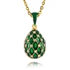 YAFFIL Enamel Handmade Easter Egg Necklace for Women Charm Crystal Rhinestone Mesh Pendant High Quality Holiday Gift 2025 4