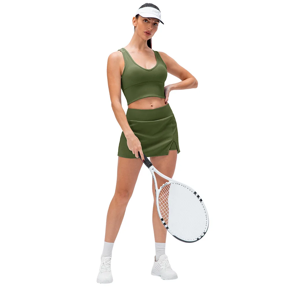 Women's Tight Tennis Skirt with Shorts 