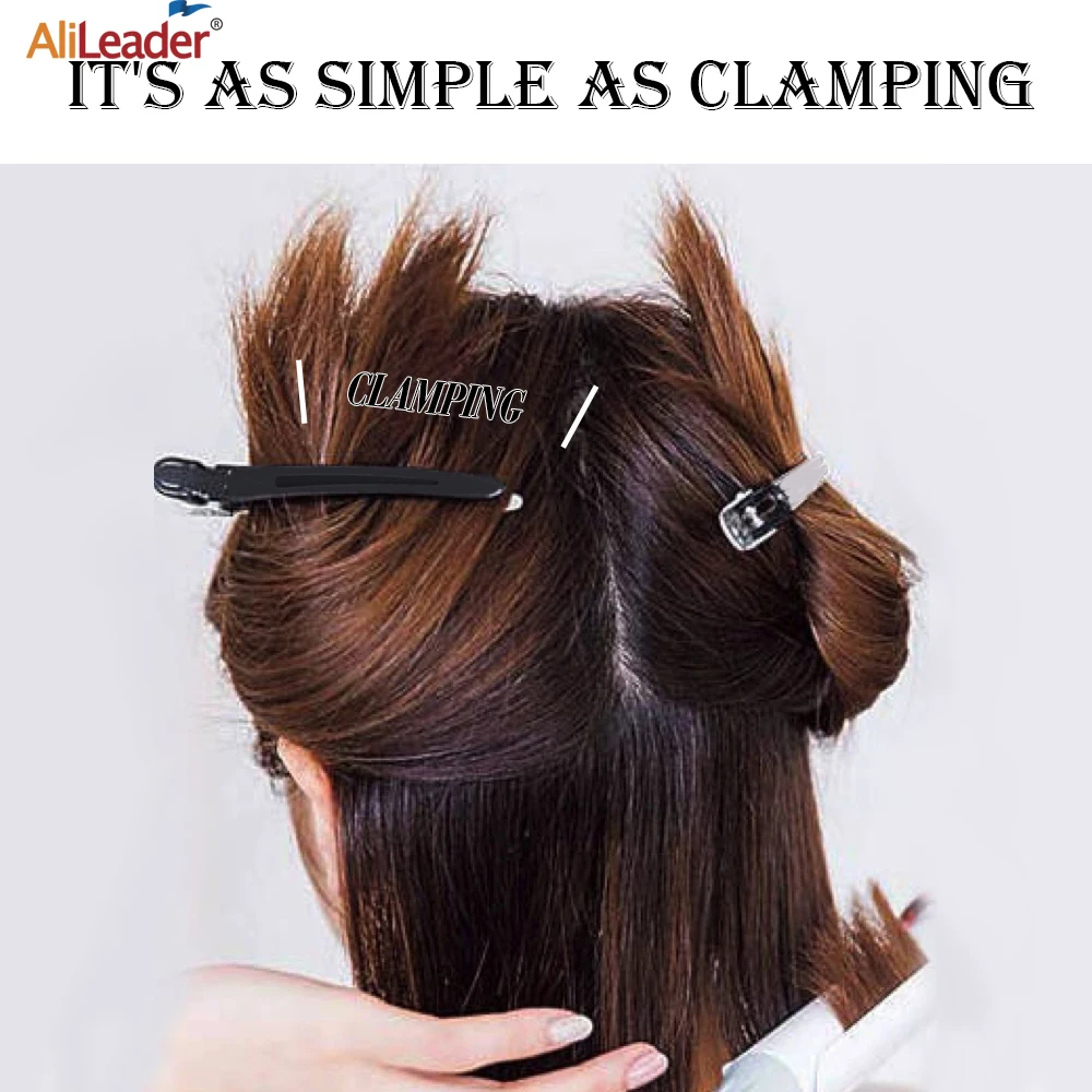 Chunni Clips With Safety Pins 10Pcs Sturdy 6-Tooth Stainless Steel Hair  Extension Clip Wig Clips To Secure Wig No Sew Hair Clips - AliExpress