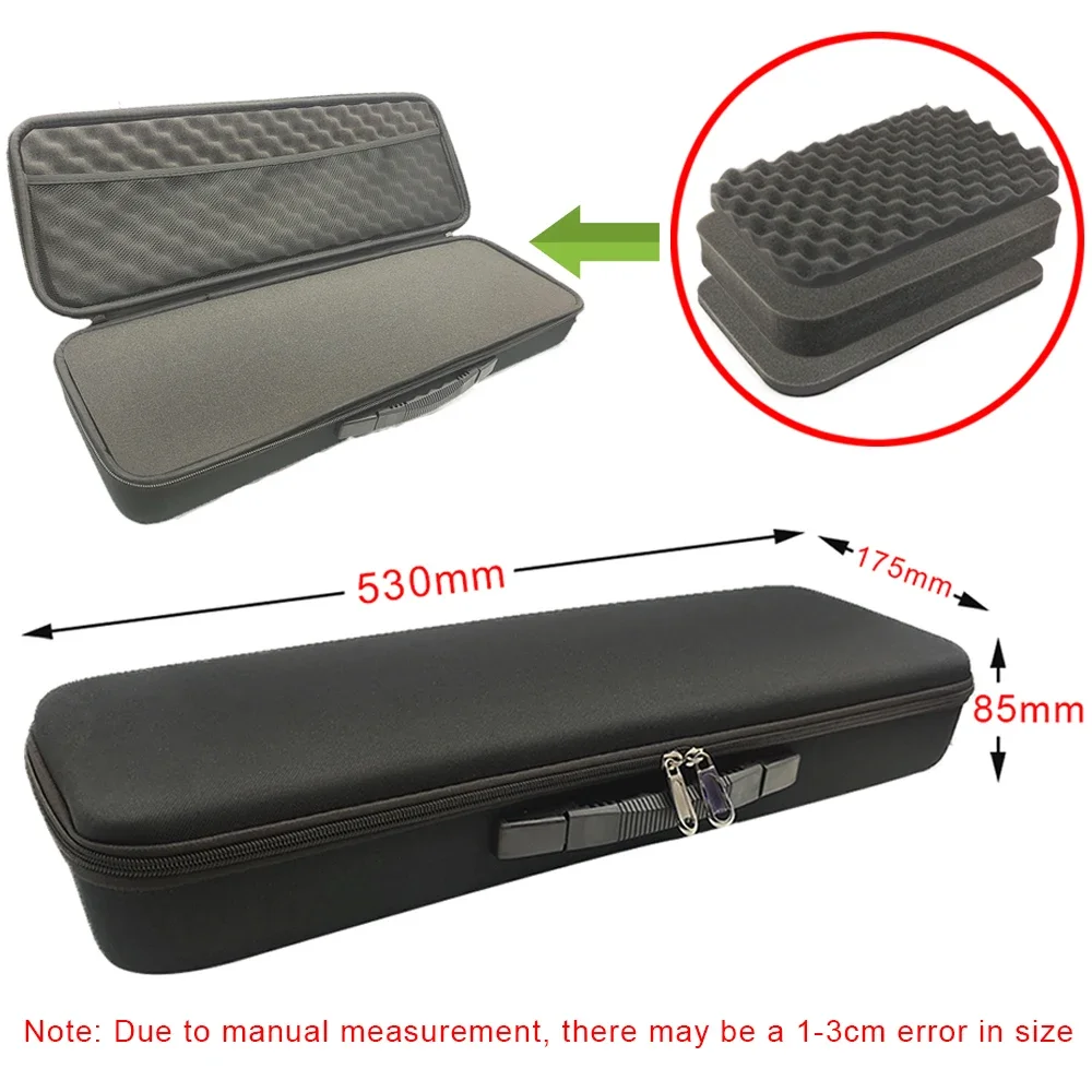 Durable Shockproof Travel Case with Customizable Foam Insert