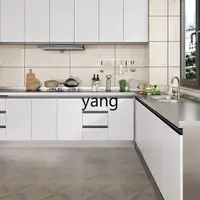 ตู้ครัวสแตนเลส LTT พร้อมอ่างล้างจาน ตู้เก็บของเรียบง่าย ตู้เตาแบบรวม 2