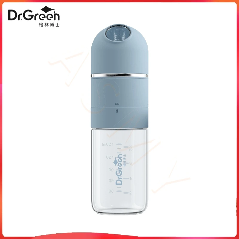 Dr.Green 4S Newborn Baby Bottle Wide Mouth Bottle Glass 150mL/240mL Sealed isolation Fast milk filling RemovableWashable Bottles 3