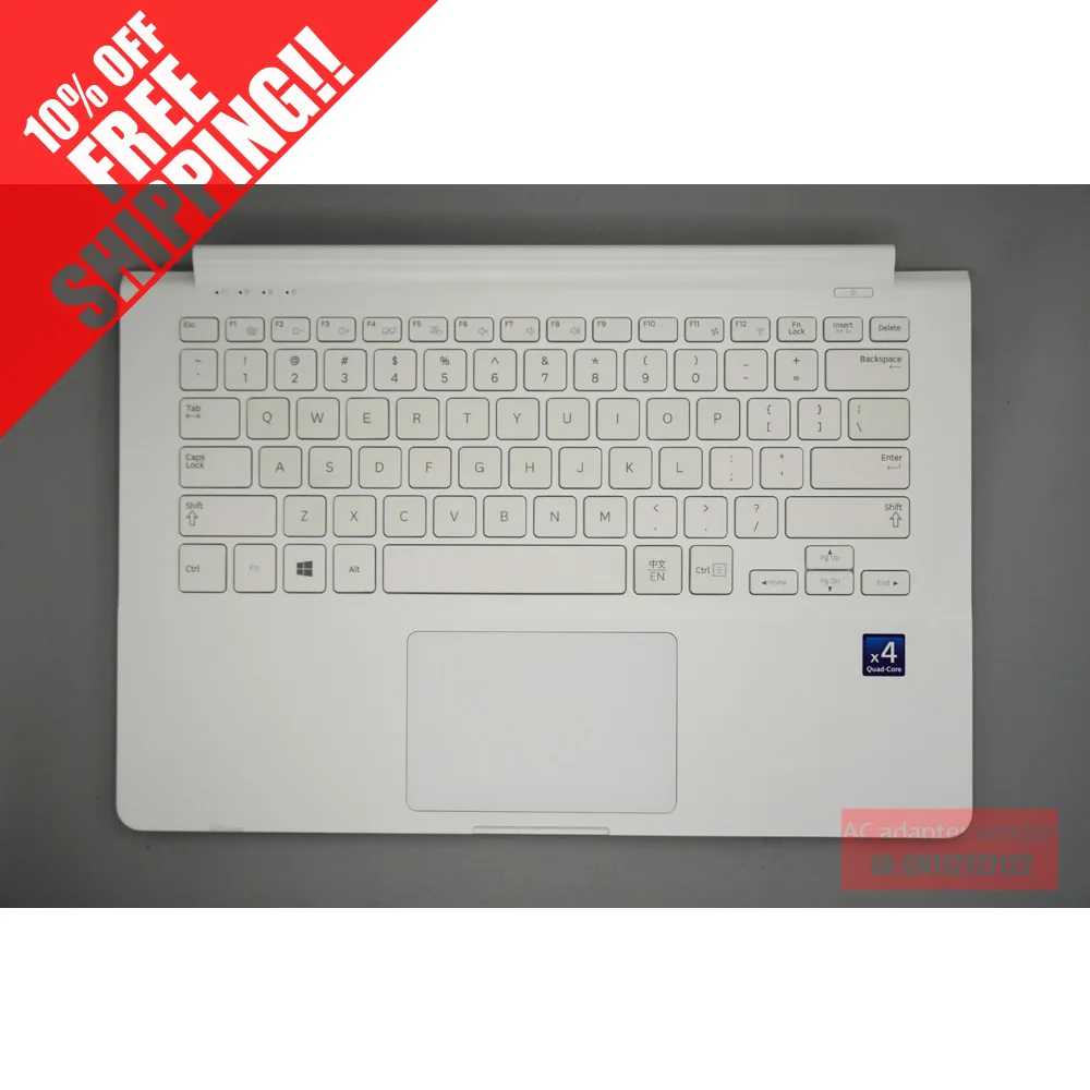 

FOR samsung 915S3G 905S3G 906S3G palmrest C shell keyboard with touchPad white