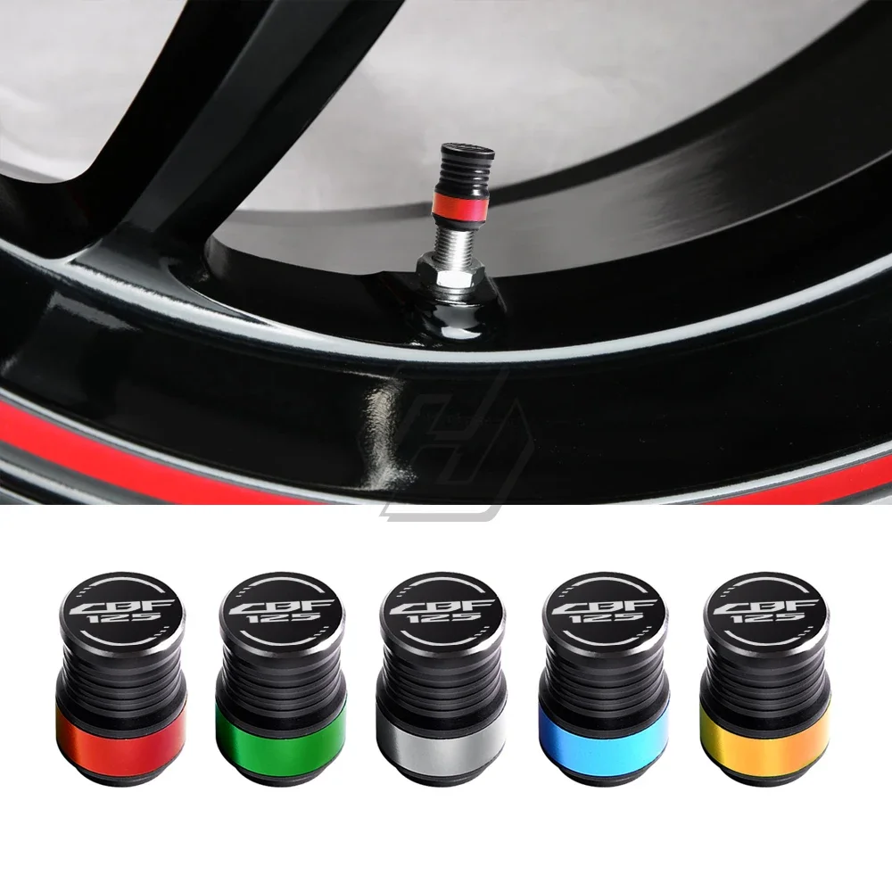 

For Honda CBF125 CBF 125 All Year Motorcycle Wheel Tire Valve Cap Cover