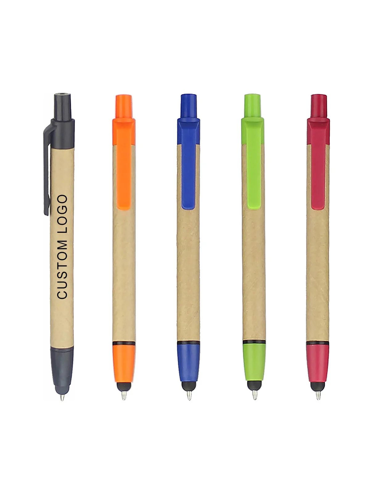 Stylus Eco Paper Ball Pen multifunction pen ink ballpoint pen Green Concept Touch Screen Stylus Of Phone Pad PC Notebook Tablet Promotion Pens Gift