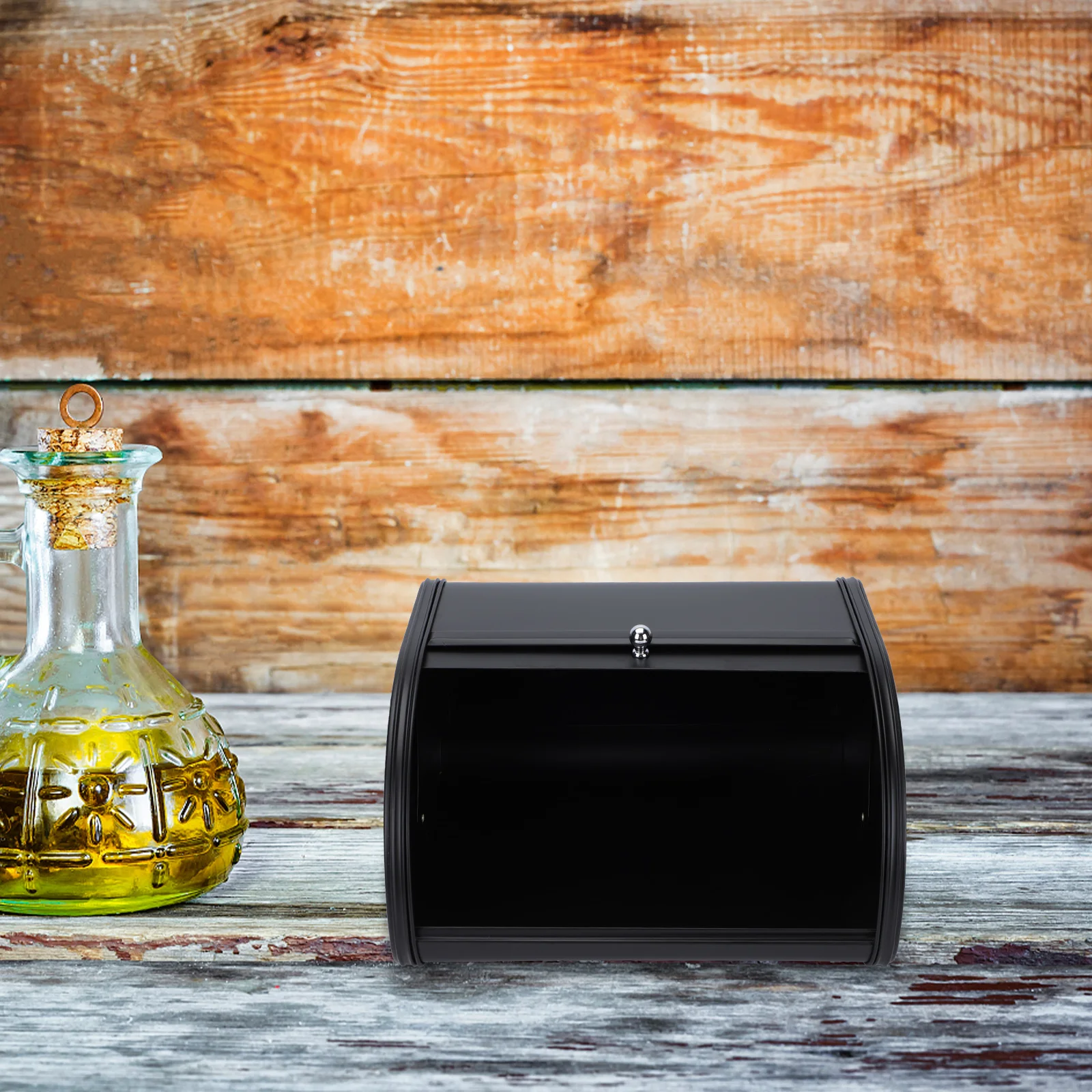 Large Capacity Bread Box Iron Bread Box Premium Material Holder Kitchen Storage Bin Dessert Plate Food Container