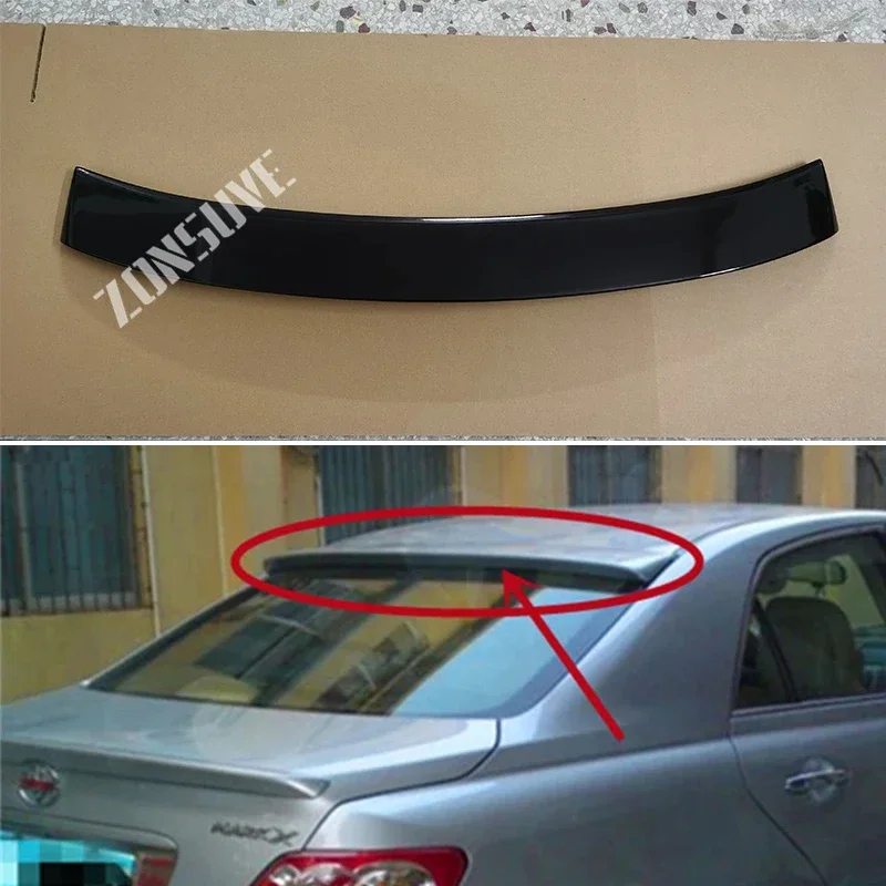 

For Toyota Mark X 2005-2009 Year Roof Spoiler Sport ABS Plastic Rear Trunk Wing Car Body Kit Accessories
