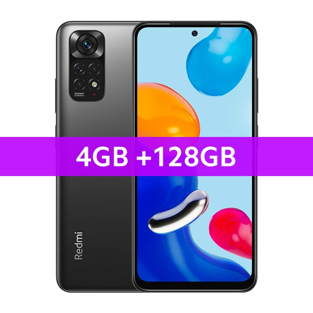 Global Version Xiaomi Redmi Note 11 Mobilephone NFC Snapdragon 680 Octa Core 33W Pro Fast Charging 50MP Quad Camera 90Hz 5000mAh cell phone with dual sim Android Phones