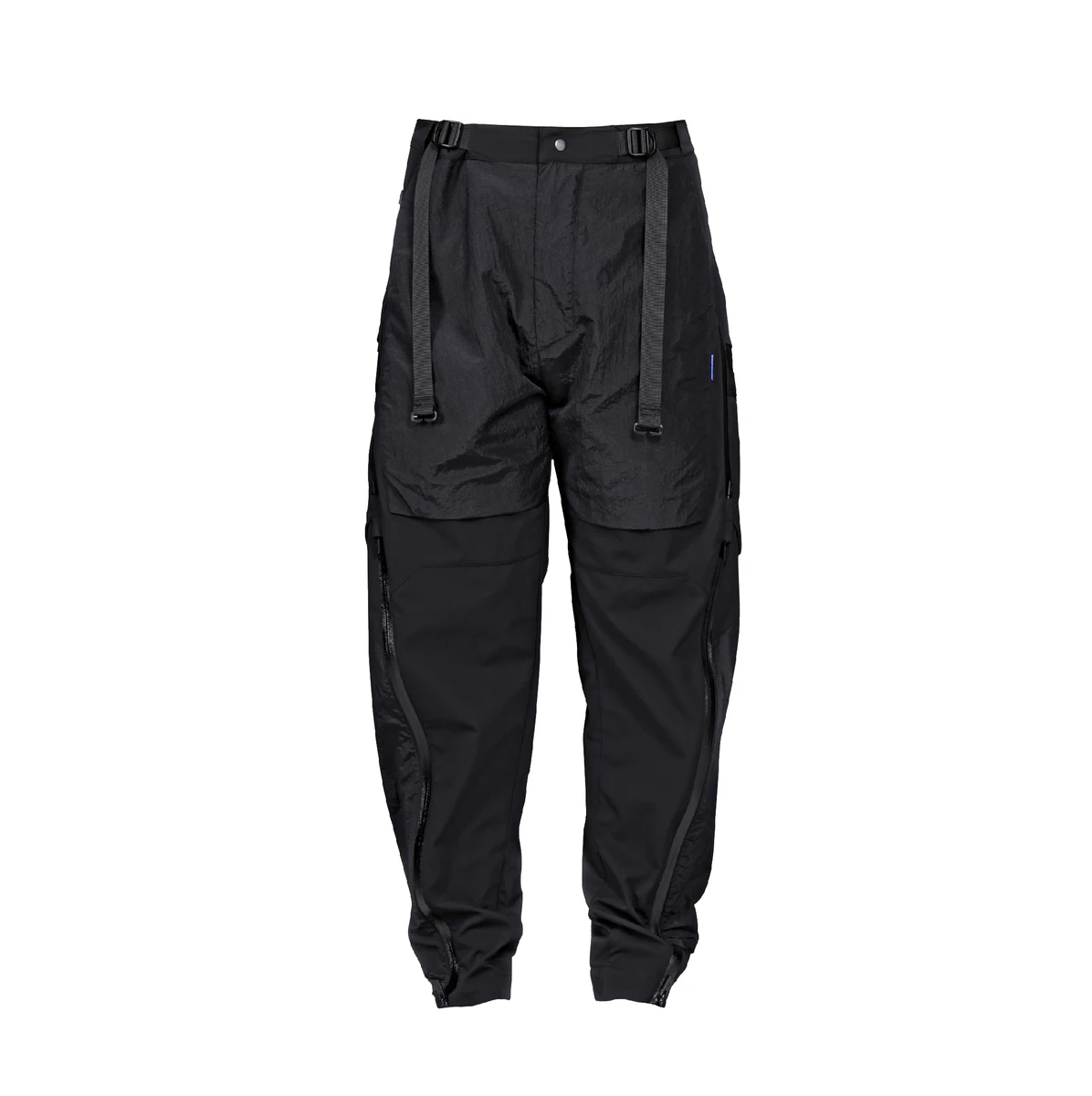 Reindee Lusion 21aw double shape zipper waterproof pants side molle waist adjustment stitching materials techwear gorpcore