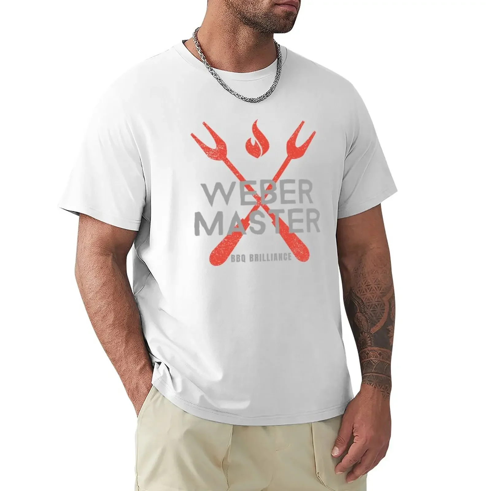 Weber Master - Bbq Brilliance T-Shirt Heavyweights Camicetta Summer Top Magliette Divertenti Per Uomo