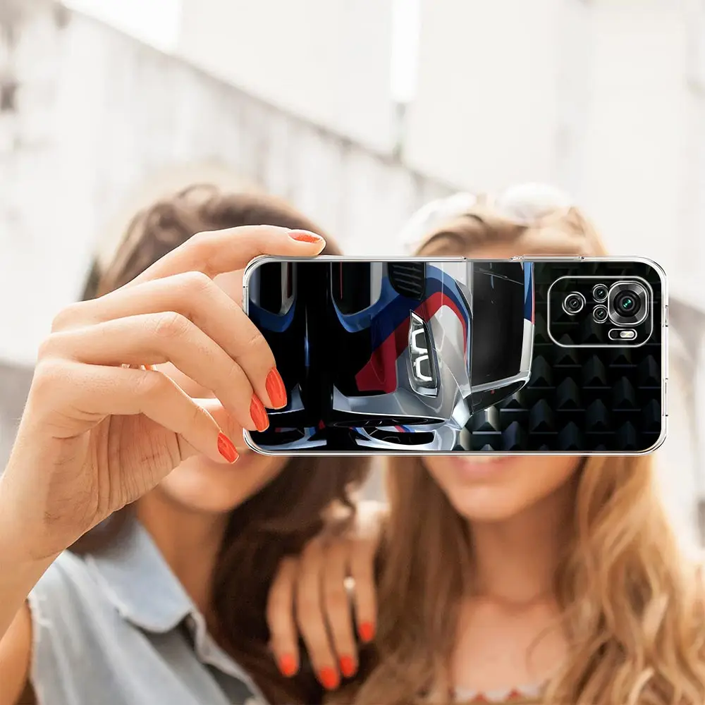 Sleek Sport Car Clear Silicone Phone Case