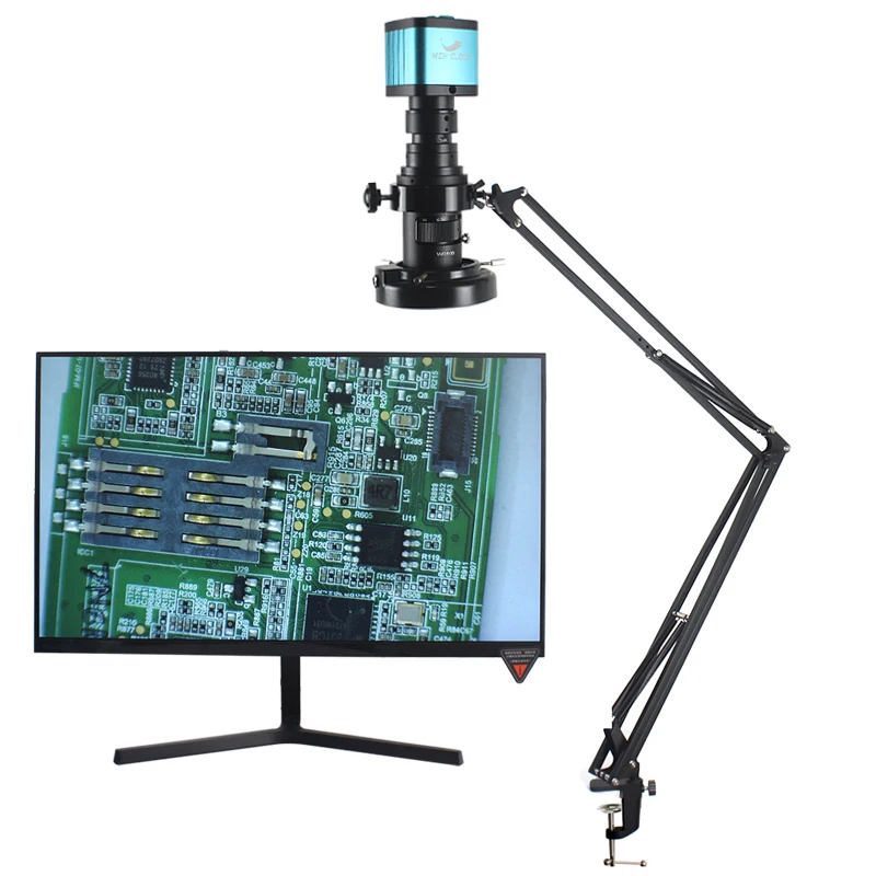 48MP4K1080PHDMIUSBIndustrialVideoMicroscopeCamera200XZoomCMountLensSONYSensorForPhoneRepairSolderingTools-AliExpress
