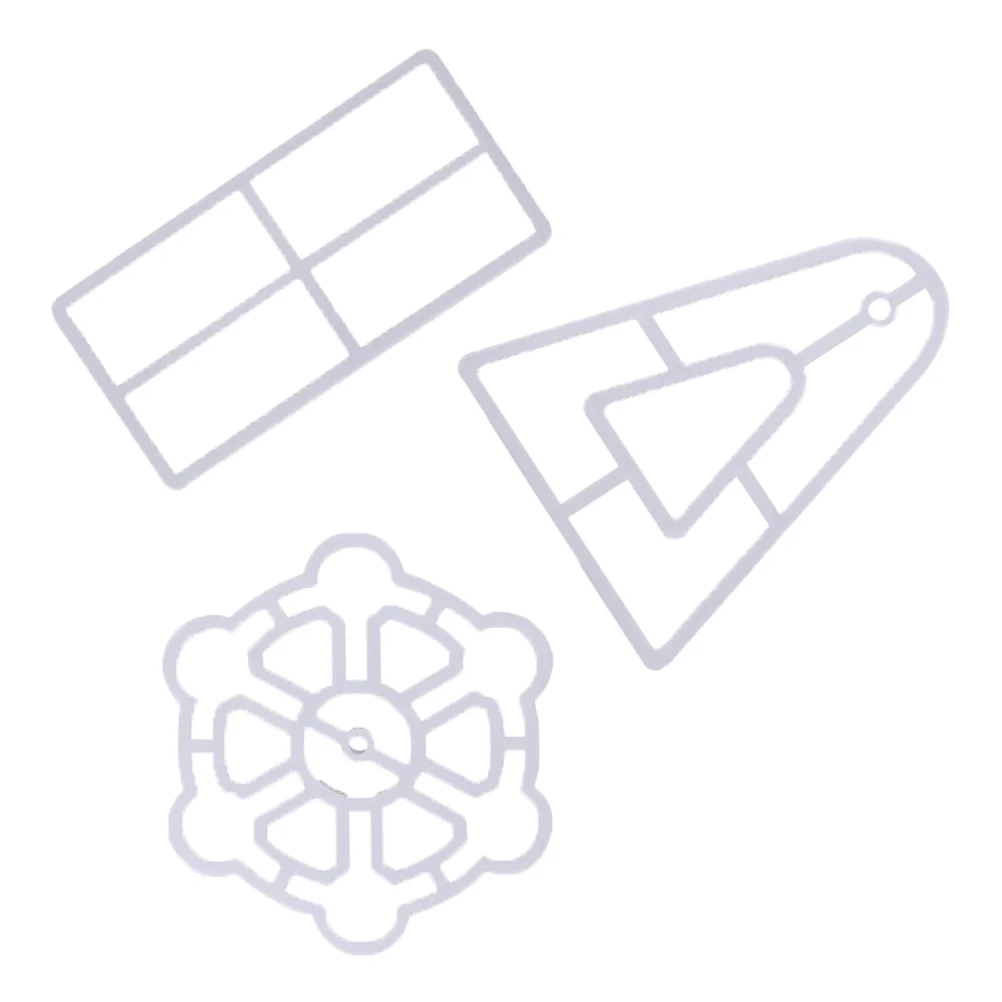 

3pcs Cookie Biscuit Cake Stencil Baking Pastry Molds Ferris Wheel Cake Mold