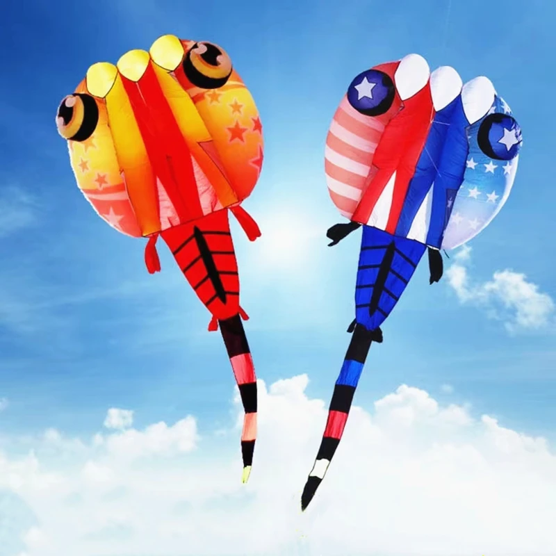 free shipping large tadpole kite for adults soft kites outdoor toys flying jellyfish trilobites kites factory stretch kite