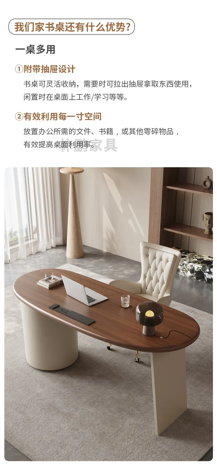 Description Picture 6 of itemWriting Reception Desk Corner Executive Meeting Storage Office Desk Drawers Modern Escrivaninha Para Quarto Office Furniture