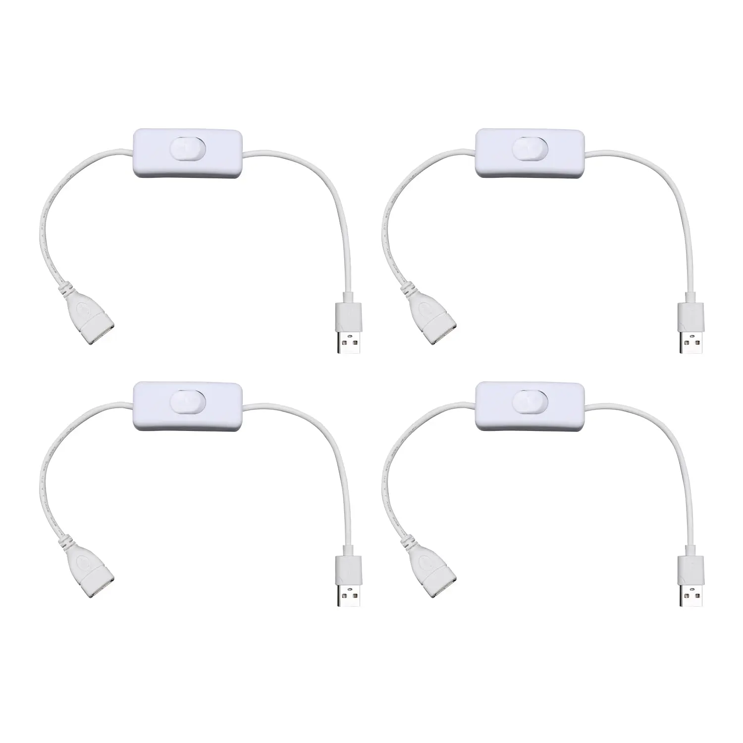 Toggle Switch USB Cable with Switch ON/OFF Cable Extension Toggle for USB LED String Gadget Power Supply Device Tools