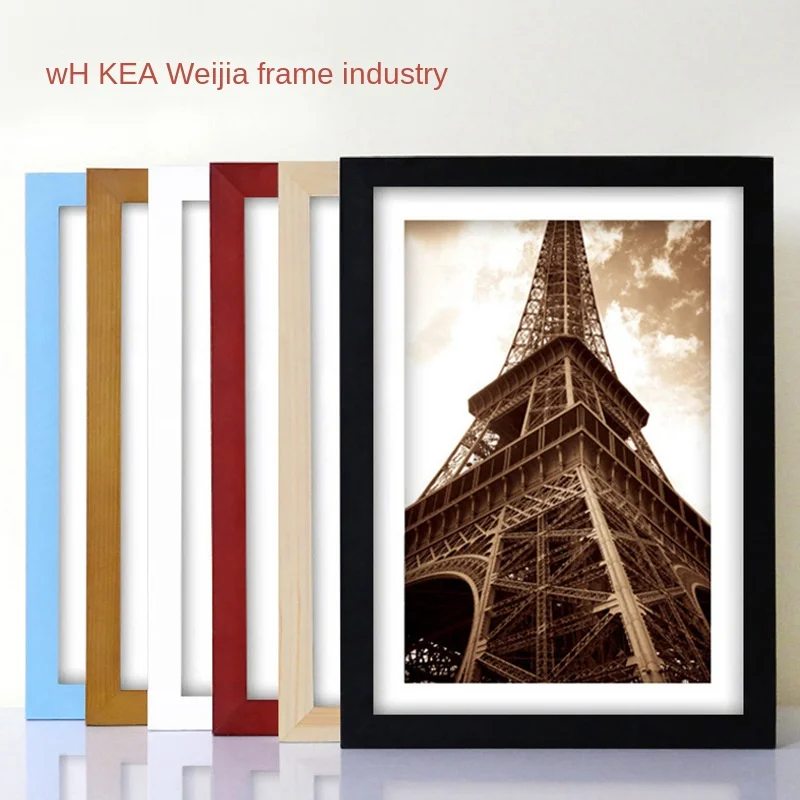 

Creative Wall-mounted Solid Wood Frame, Modern Minimalist 12-inch 7-inch 5-inch 6-inch Photo Frame, Perfect Picture Display