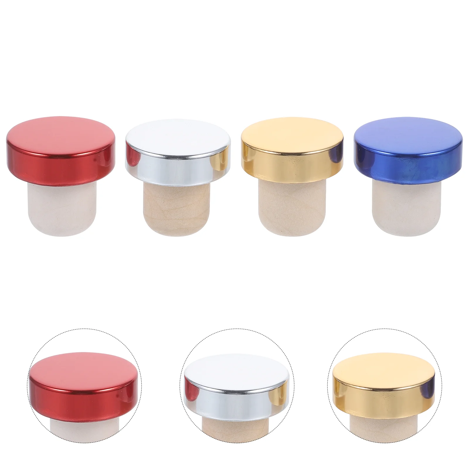 

8pcs Bottle Sealing Plug Stoppers Bottle Stopper Reusable Bottle Plug
