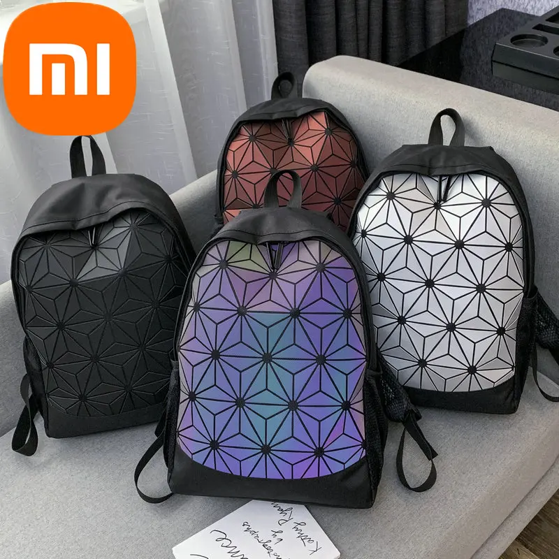 

Xiaomi Fashion Colorful Geometry Bag Backpack Creative New Student Backpack Street Trend Sports Backpack