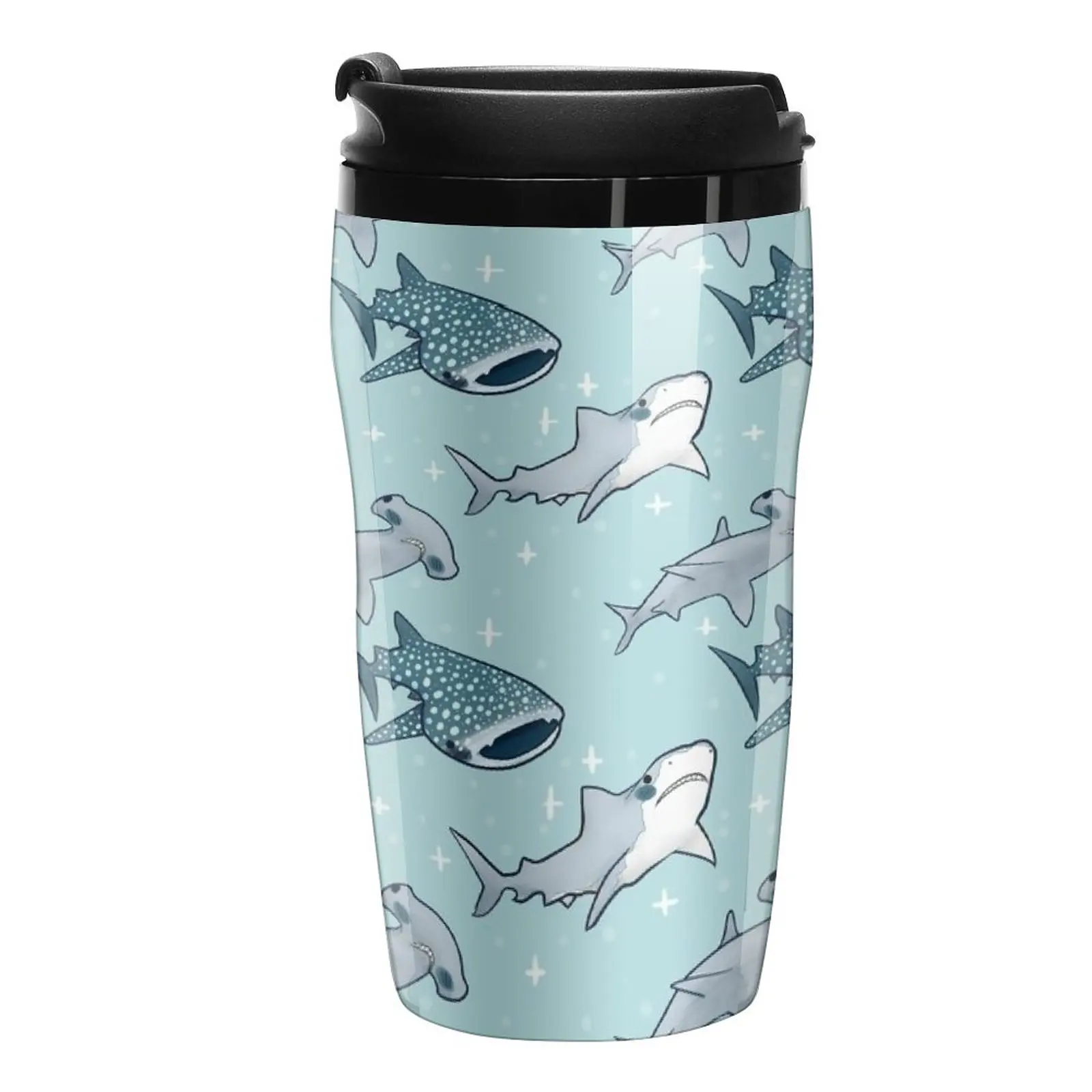 

New Shark Pattern Travel Coffee Mug Espresso Shot Espresso Cup Coffee To Go Cup Coffee