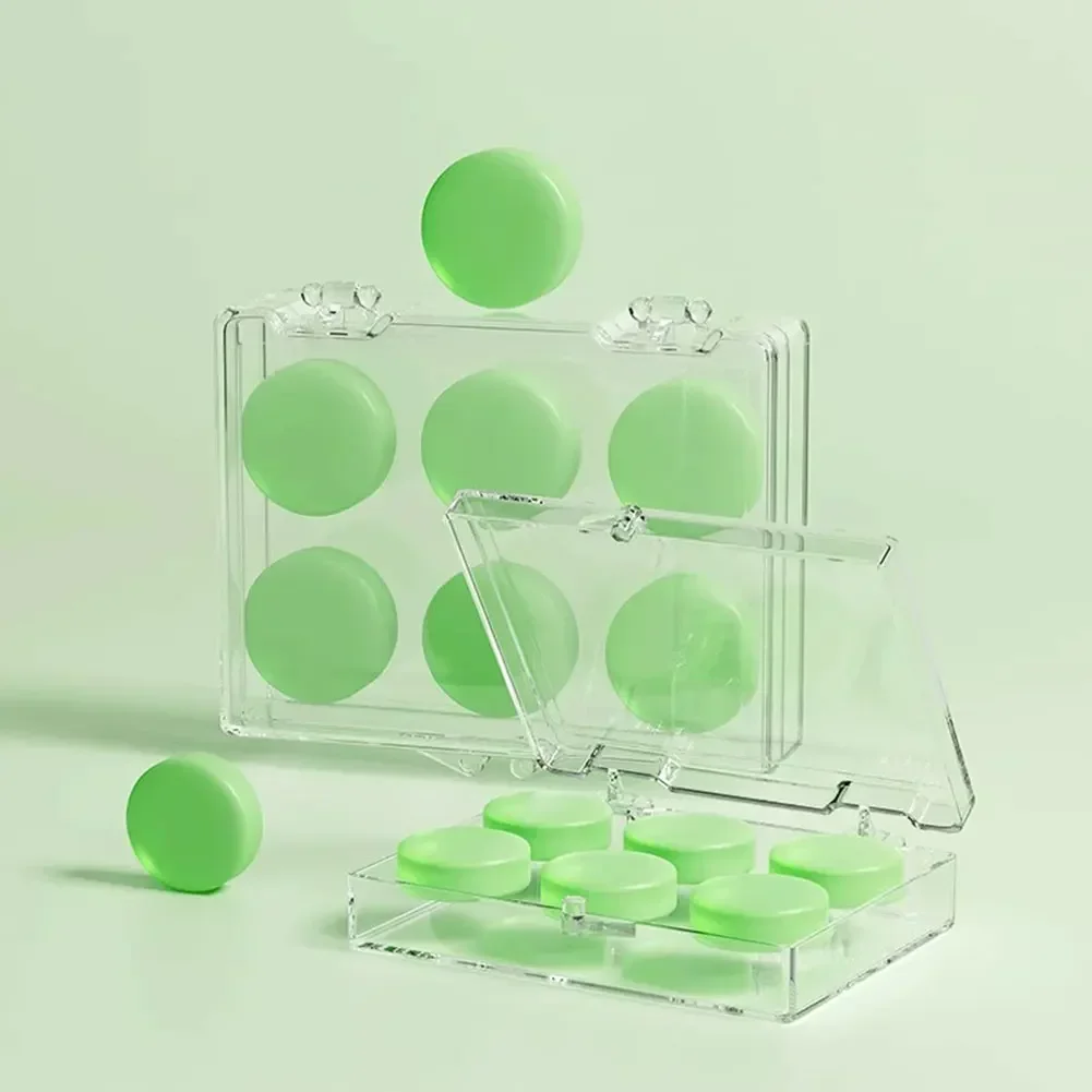 In-Ear Clear Silicone Noise-Reducing Sleep Earplugs