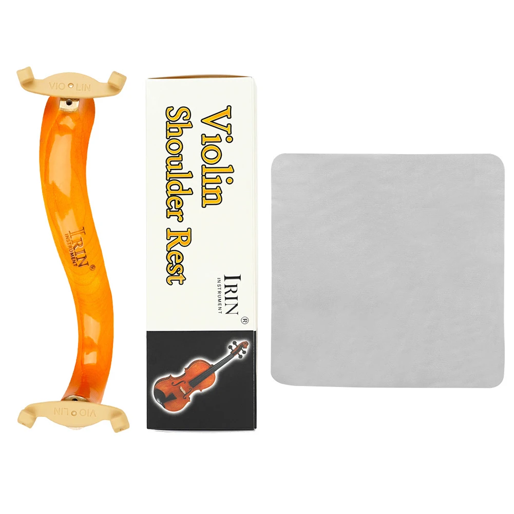 4/4 Violin Shoulder Rest Support String Height Adjustable Comfortable Sponge Pad Violin Case 4/4 String Instrument Accessories