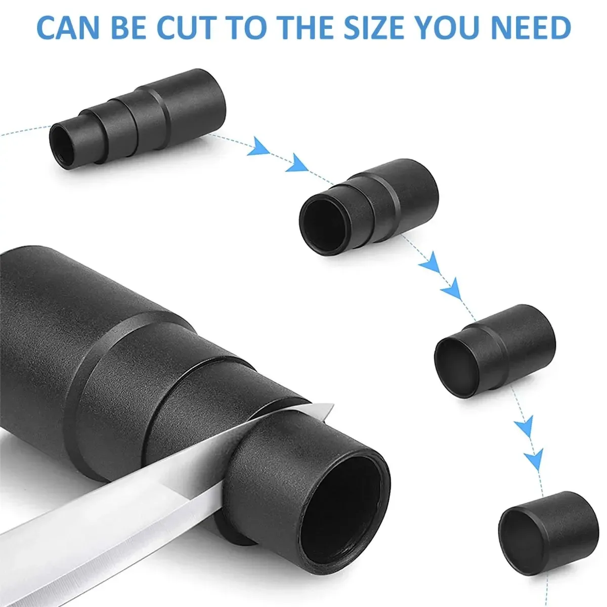 Universal Adapter Konverter für Staubsauger Rohr Schlauch 50/42/34/30/23mm Stecker Zubehör – Detail 4