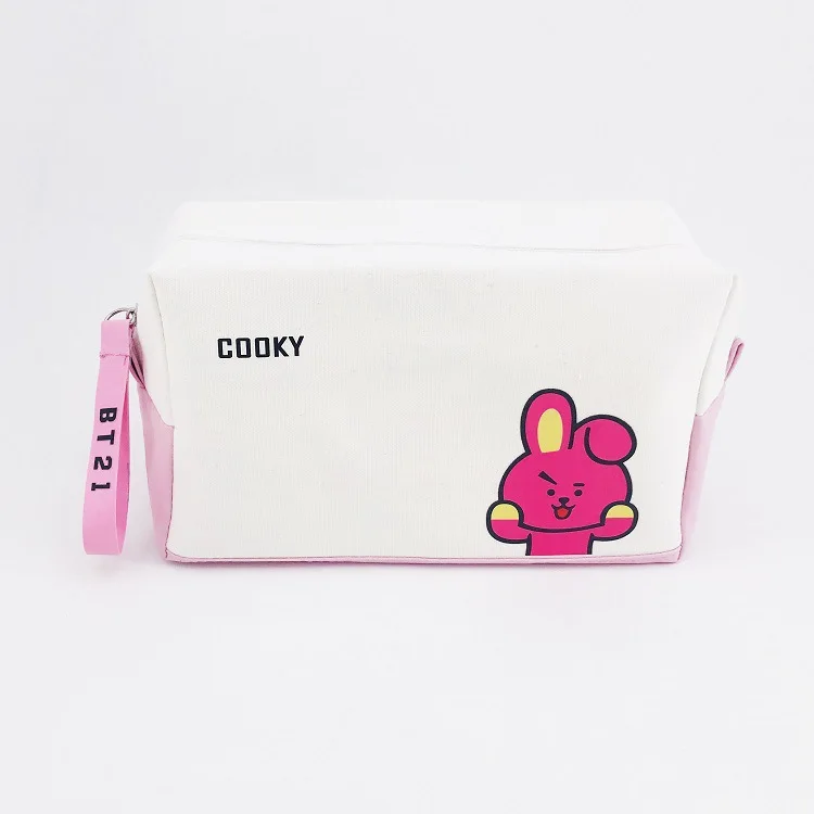 ตัวเลือกสินค้า กระเป๋าใส่เครื่องเขียนลายการ์ตูน BT21 น่ารัก