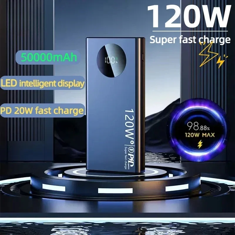 Ricarica super veloce da 120 W con display digitale Power Bank portatile 20000 mAh ad alta capacità per IPhone Huawei Samsun Xiaomi - Image 5