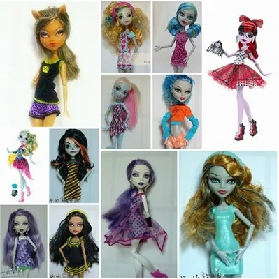 Качественная Одежда для кукол Monster High мягкая повседневная одежда ручной работы