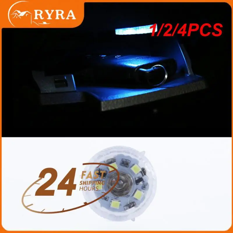

1/2/4PCS Touch Sensor Book Light Bedroom Wardrobe Touch Sensor Night Lamp Emergency Lights Mini Round Car Interior Light Ambient
