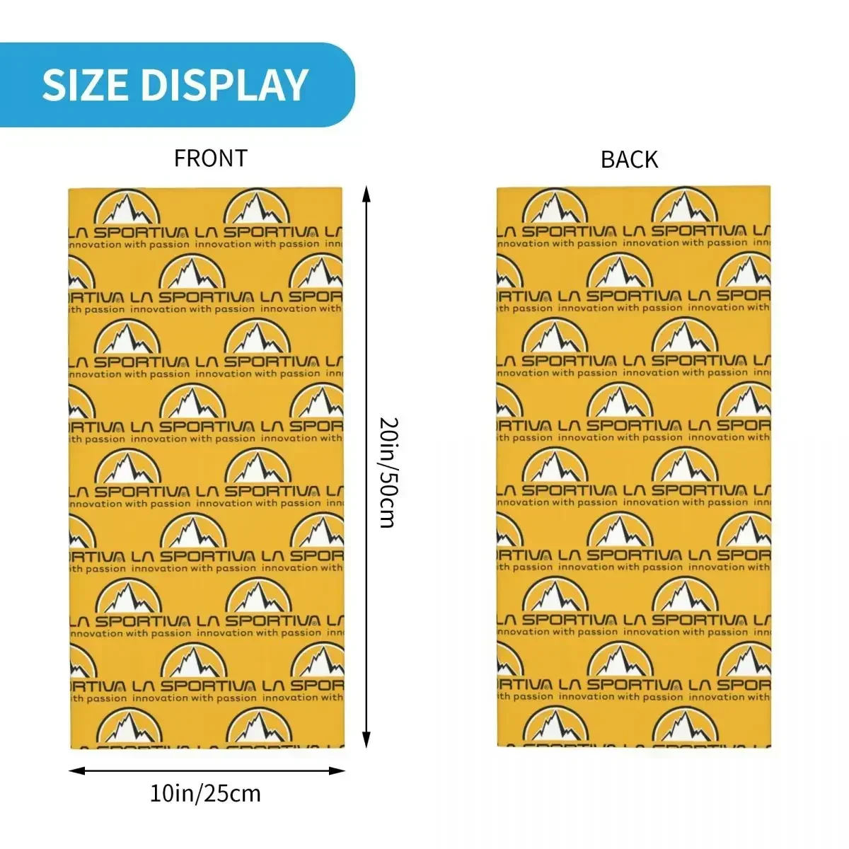Accessories Bandana Neck Gaiter Wrap Scarf Multifunctional Ride Balaclava for Men Women Breathable La Sportiva